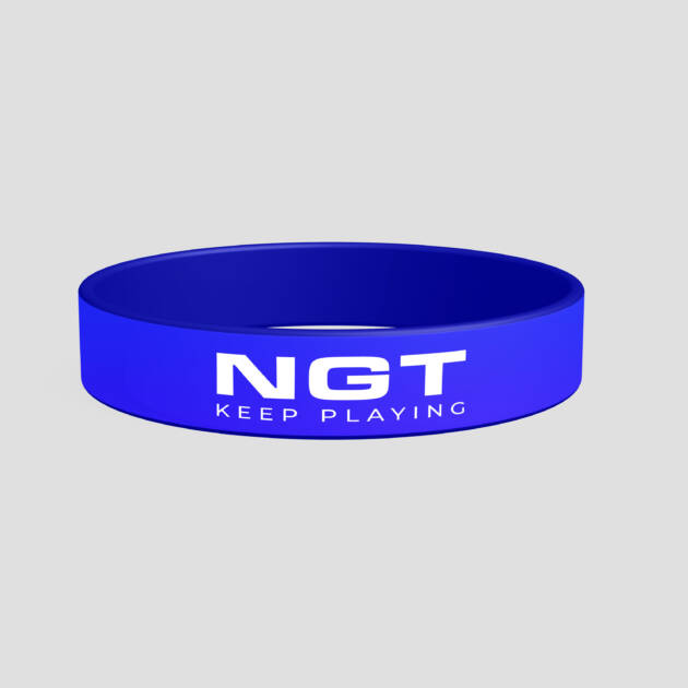 Bold Blue Silicone Wristband – Nile Edition