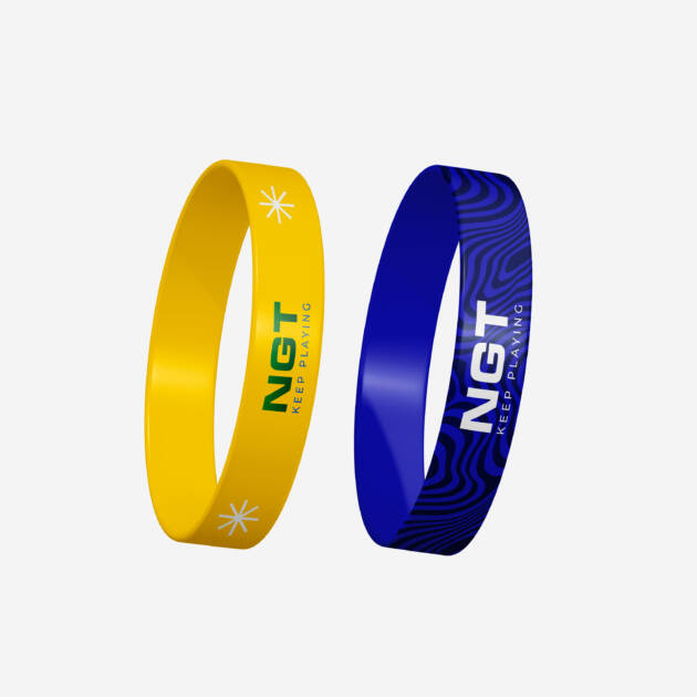Dual-Tone Blue & Yellow Wristband – Limited Drop